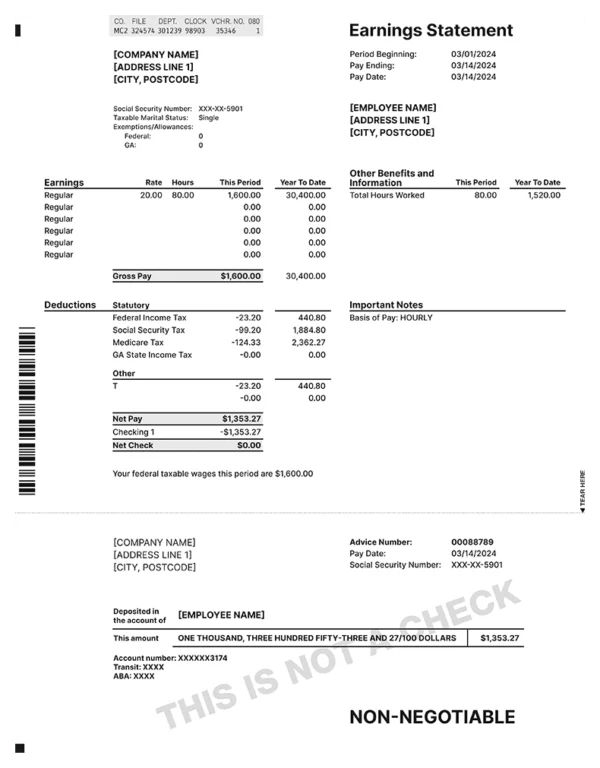 1 EDITED PAYSTUBS