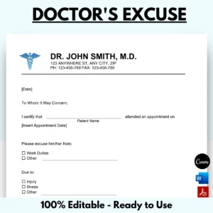 Dr Excuse